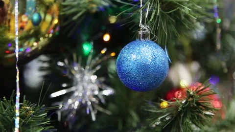 Christmas balls Stock Footage 221501215
