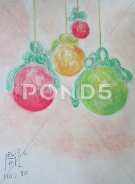 Christmas Balls Stock Illustration