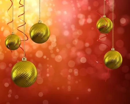 Christmas balls Stock Illustration