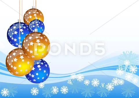 Christmas balls Stock Illustration