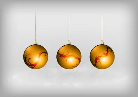 Christmas balls Stock Illustration