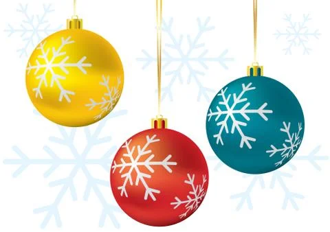 Christmas balls. Stock Illustration