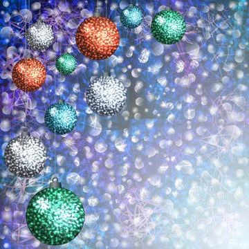Christmas balls. Stock Illustration