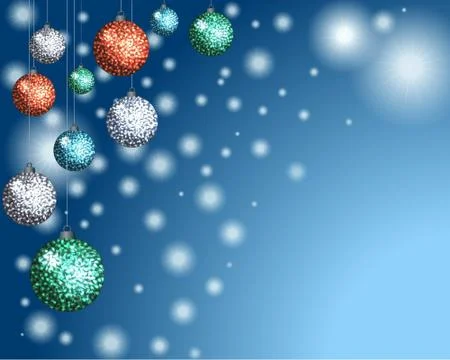 Christmas balls. Stock Illustration