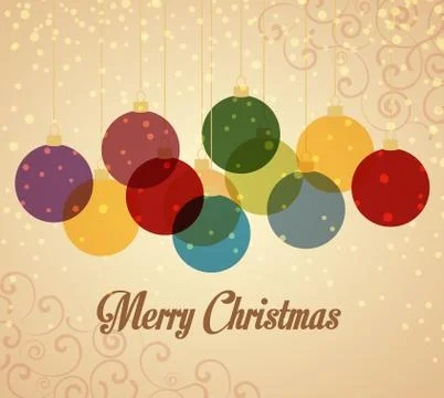 Christmas balls Stock Illustration