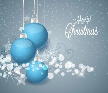 Christmas balls Stock Illustration