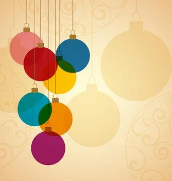 Christmas balls Stock Illustration