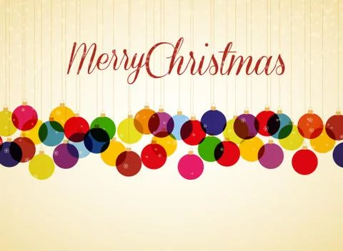 Christmas balls Stock Illustration
