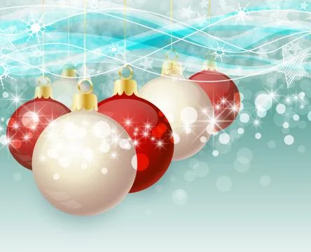 Christmas balls Stock Illustration