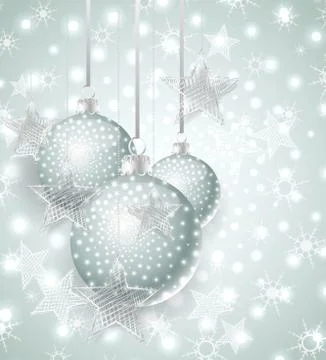 Christmas balls Stock Illustration