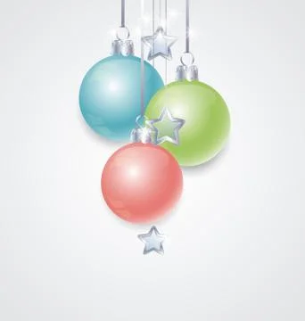 Christmas balls Stock Illustration
