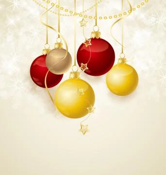 Christmas balls Stock Illustration