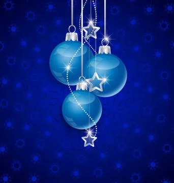 Christmas balls Illustrazione stock