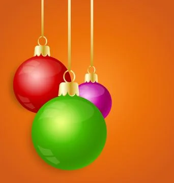 Christmas balls Stock Illustration