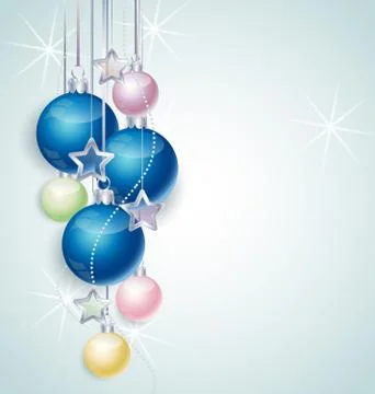 Christmas balls Stock Illustration
