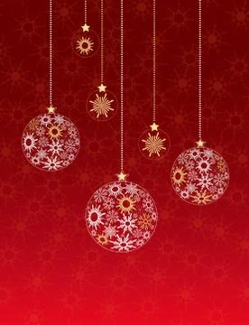 Christmas balls Stock Illustration