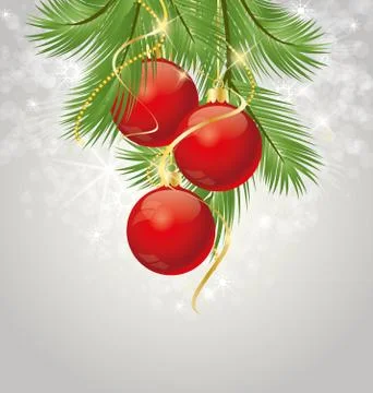 Christmas balls Stock Illustration