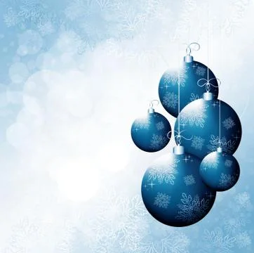Christmas balls Stock Illustration