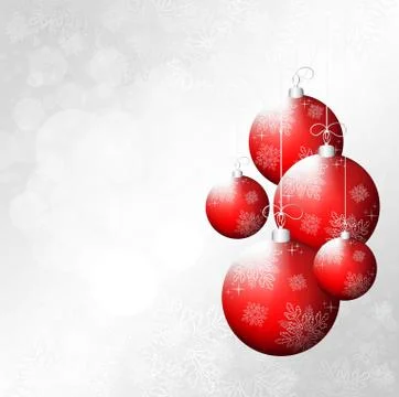 Christmas balls Stock Illustration