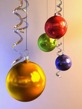 Christmas balls Illustrazione stock