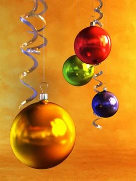 Christmas balls Stock Illustration