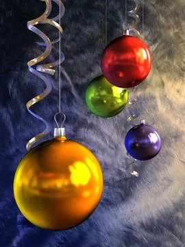 Christmas balls Stock Illustration