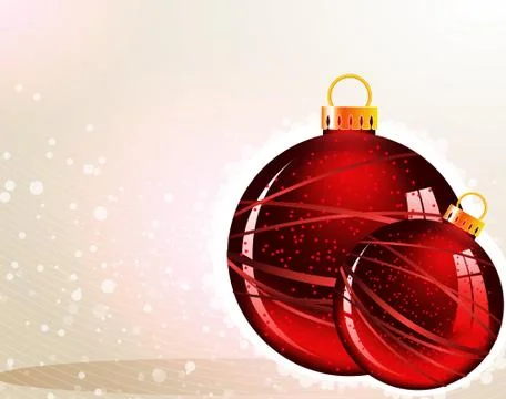 Christmas balls Stock Illustration