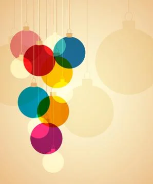 Christmas balls Illustrazione stock