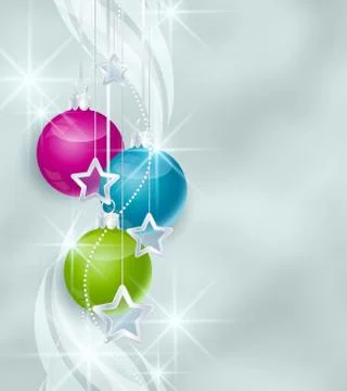 Christmas balls Stock Illustration