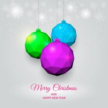 Christmas balls Stock Illustration