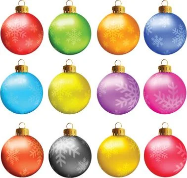 Christmas balls Ilustración de archivo