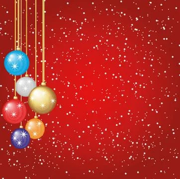Christmas Balls Stock Illustration
