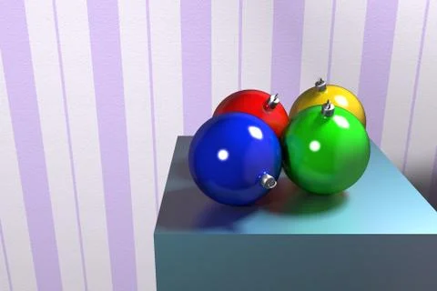 Christmas balls Stock Illustration