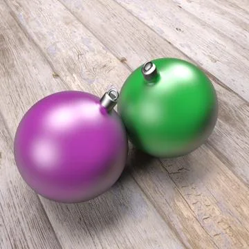 Christmas balls Stock Illustration