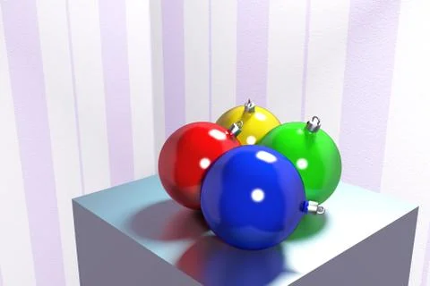 Christmas balls Stock Illustration