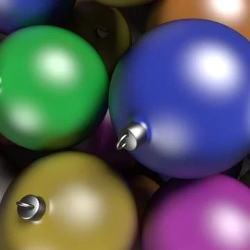 Christmas balls Stock Illustration