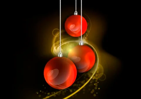 Christmas Balls Stock Illustration