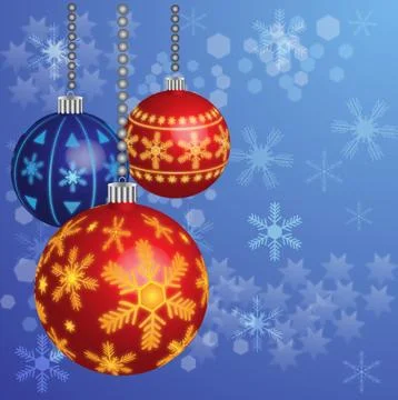 Christmas Balls Illustrazione stock