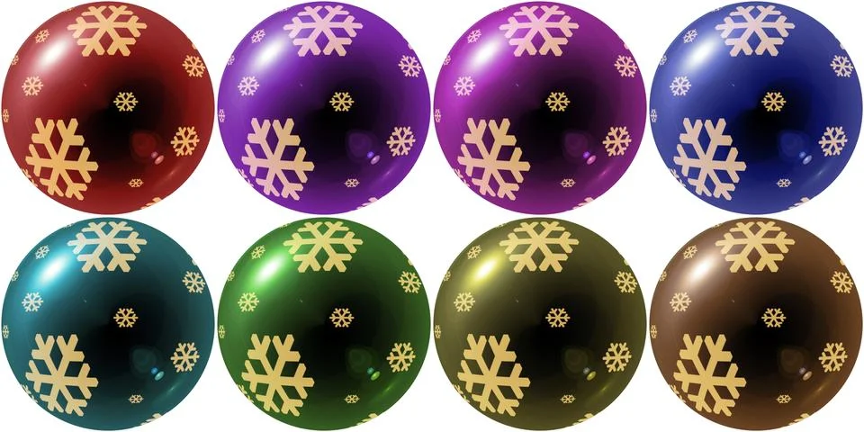 Christmas balls Stock Illustration