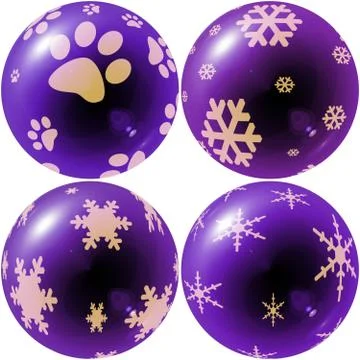 Christmas balls Stock Illustration