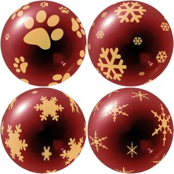 Christmas balls Stock Illustration