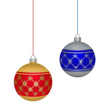 Christmas balls Stock Illustration