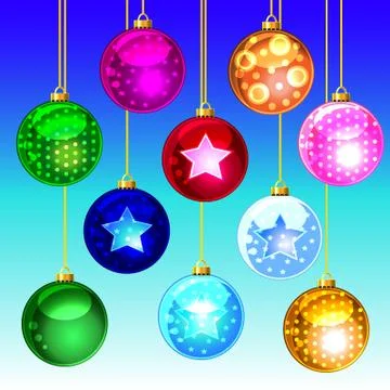 Christmas balls Stock-Illustration