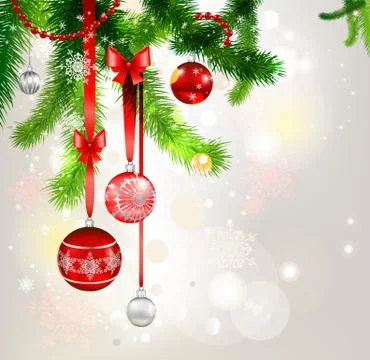 Christmas balls Stock Illustration