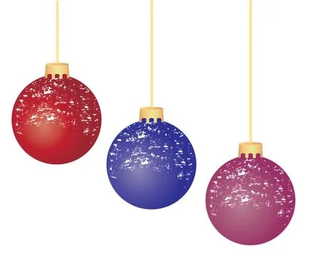 Christmas Balls Stock Illustration