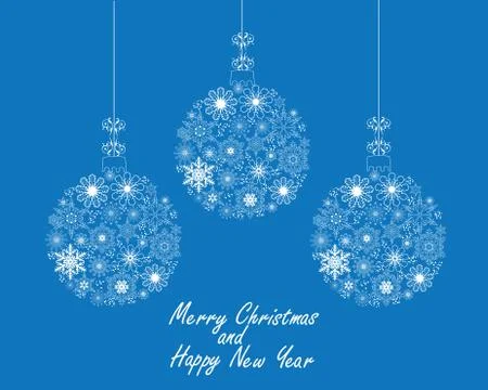 Christmas Balls Stock Illustration
