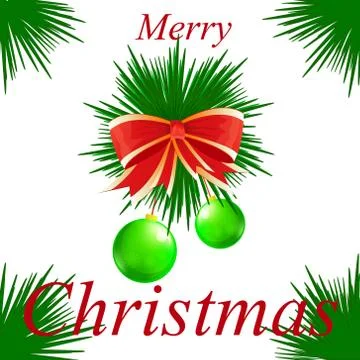 Christmas balls Stock Illustration