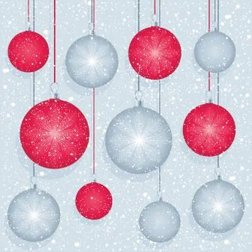 Christmas balls Stock Illustration