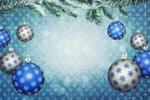Christmas balls Stock Illustration