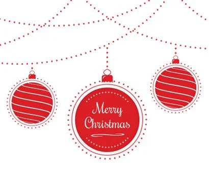 Christmas Balls Stock Illustration